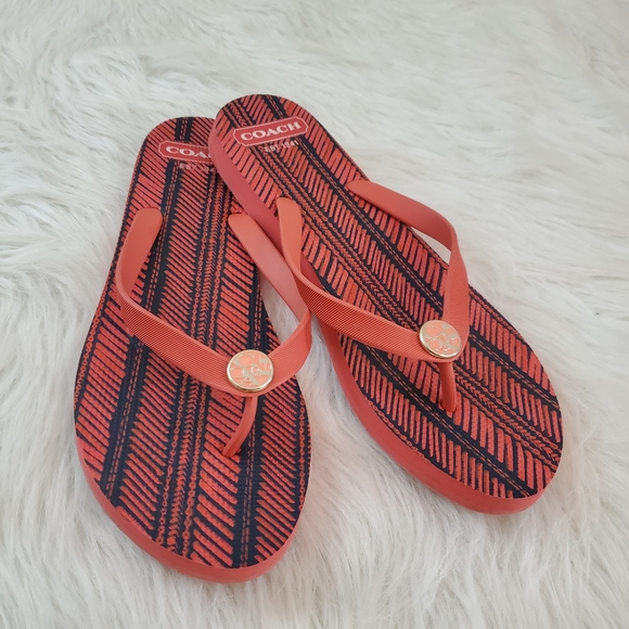 coach flip flops size 11